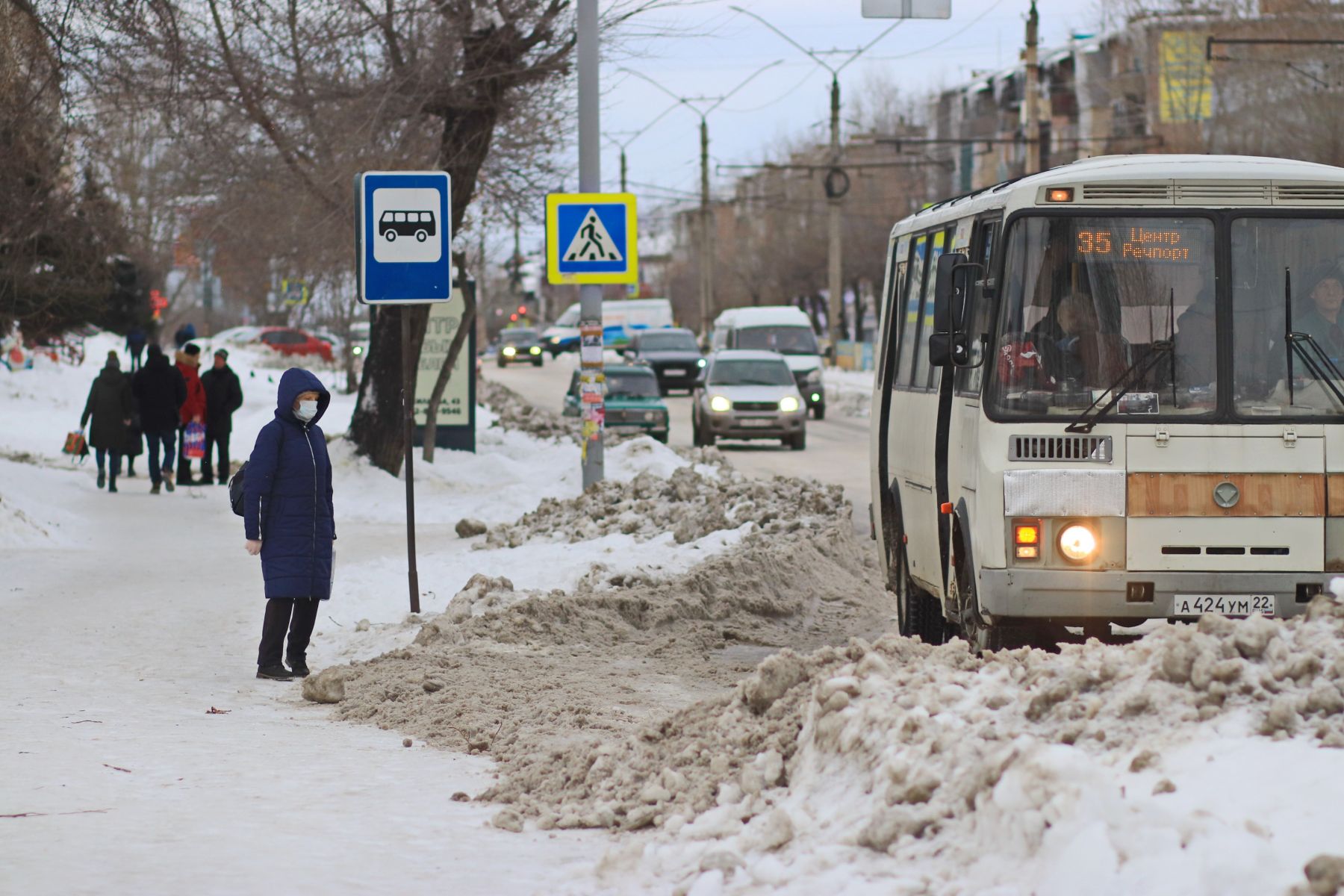 Дороги после метели.