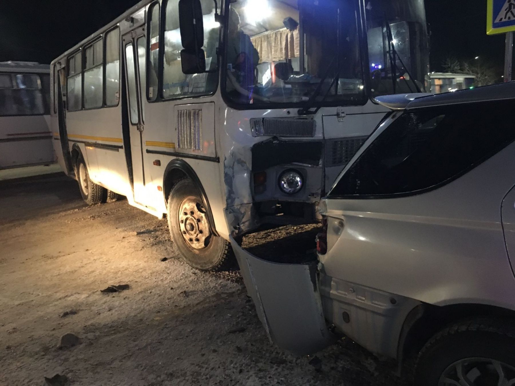 ДТП с автобусом у ЦУМа