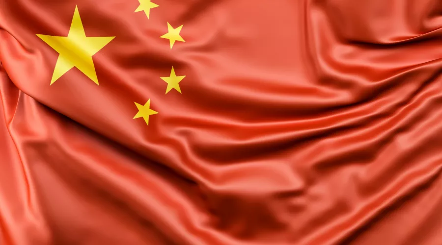 КНР. Китай. Флаг Китая