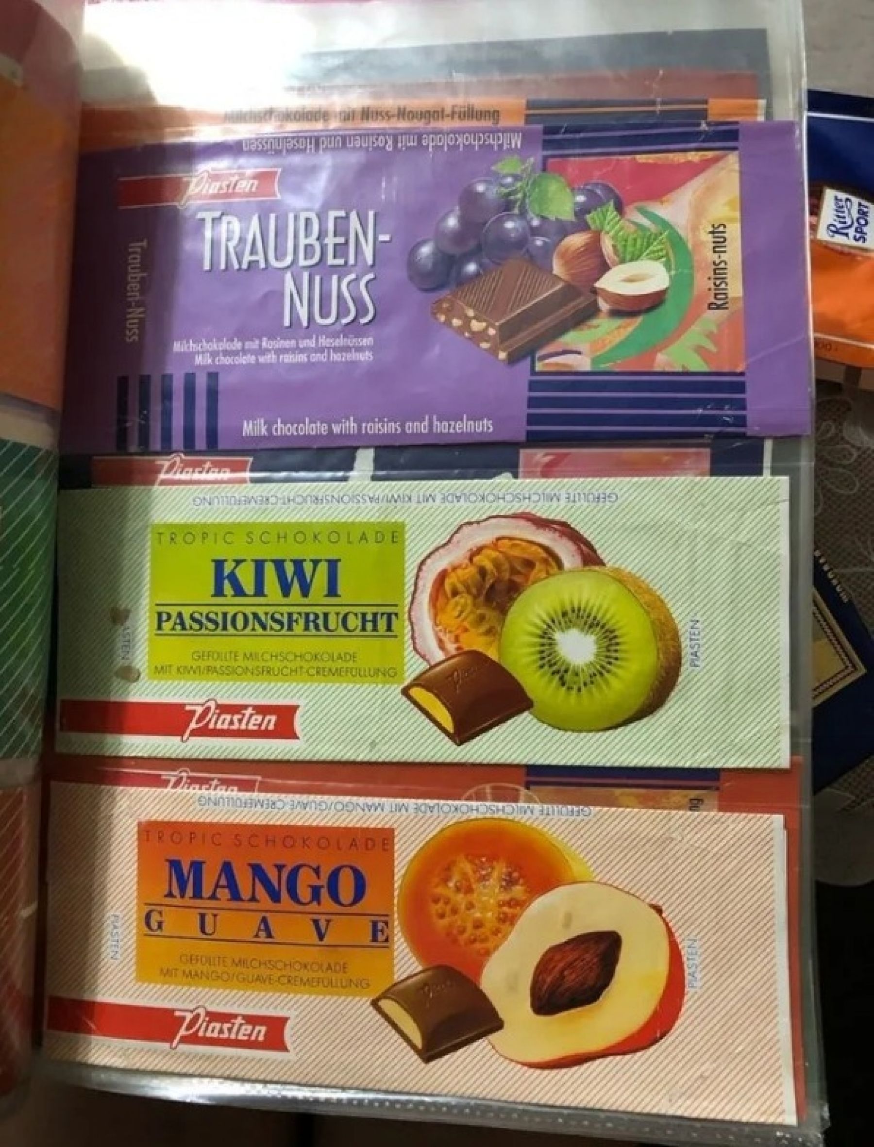 Коллекция оберток.