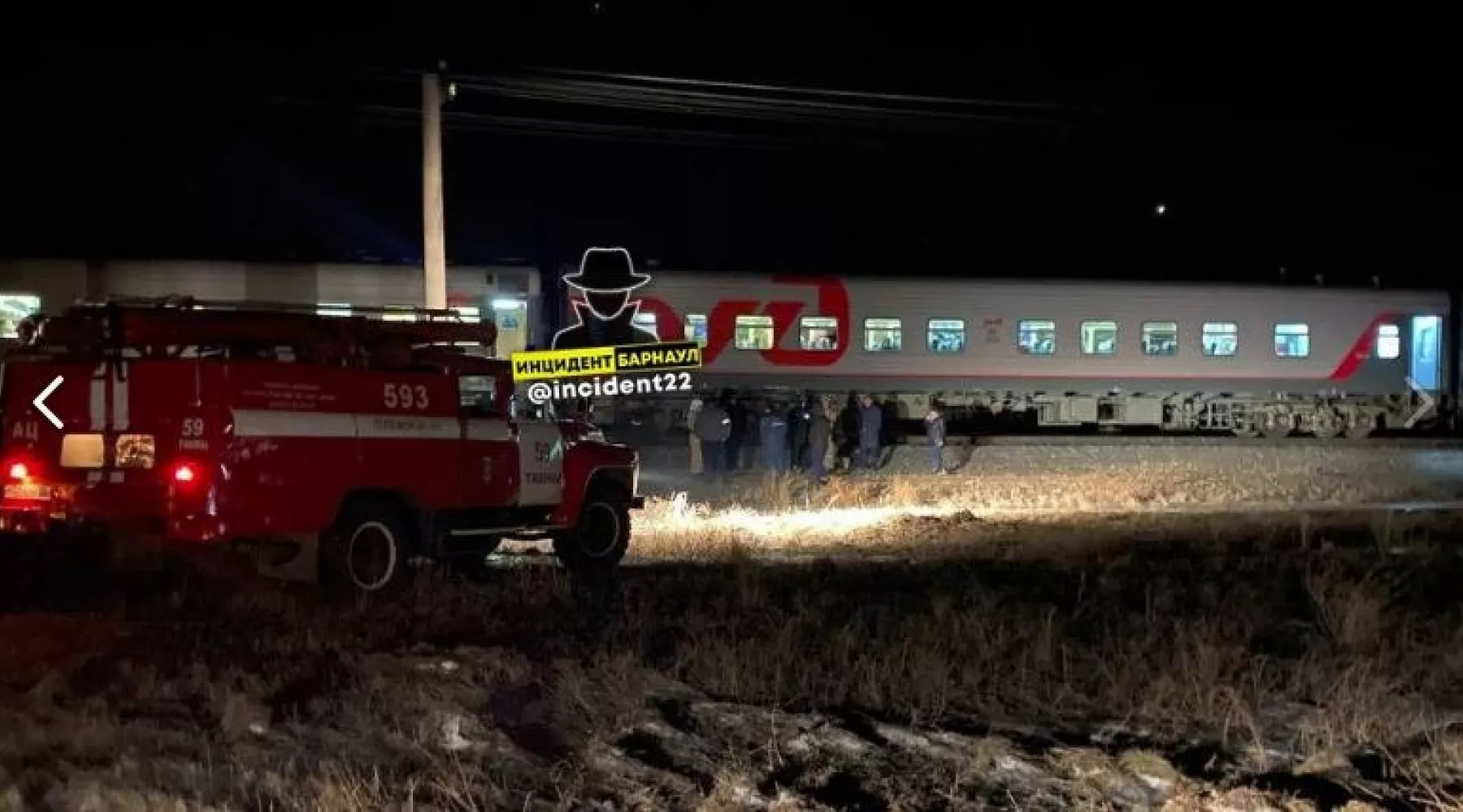 Поезд сбил женщину