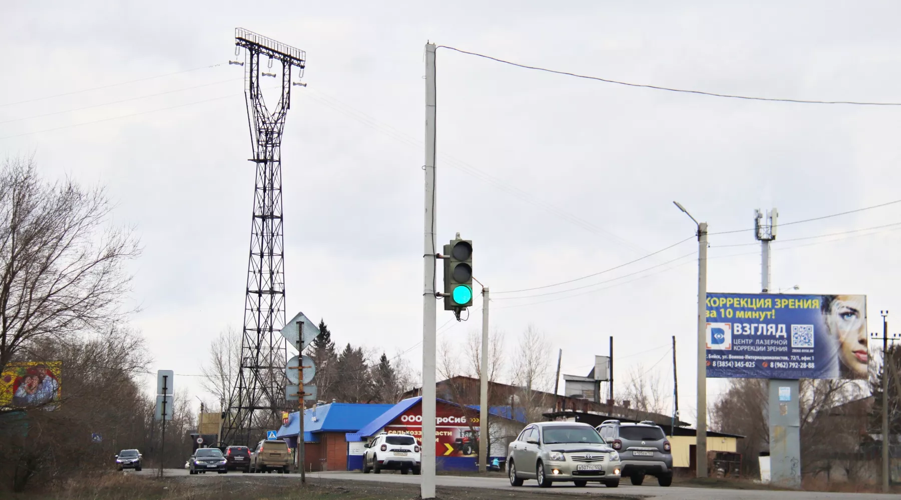 Движение у понтонного моста