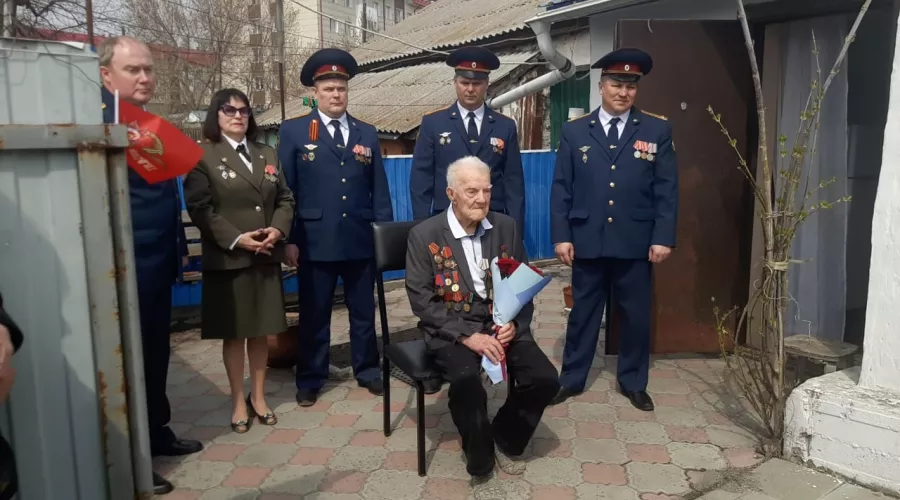 Поздравление ветерана Великой Отечественной войны