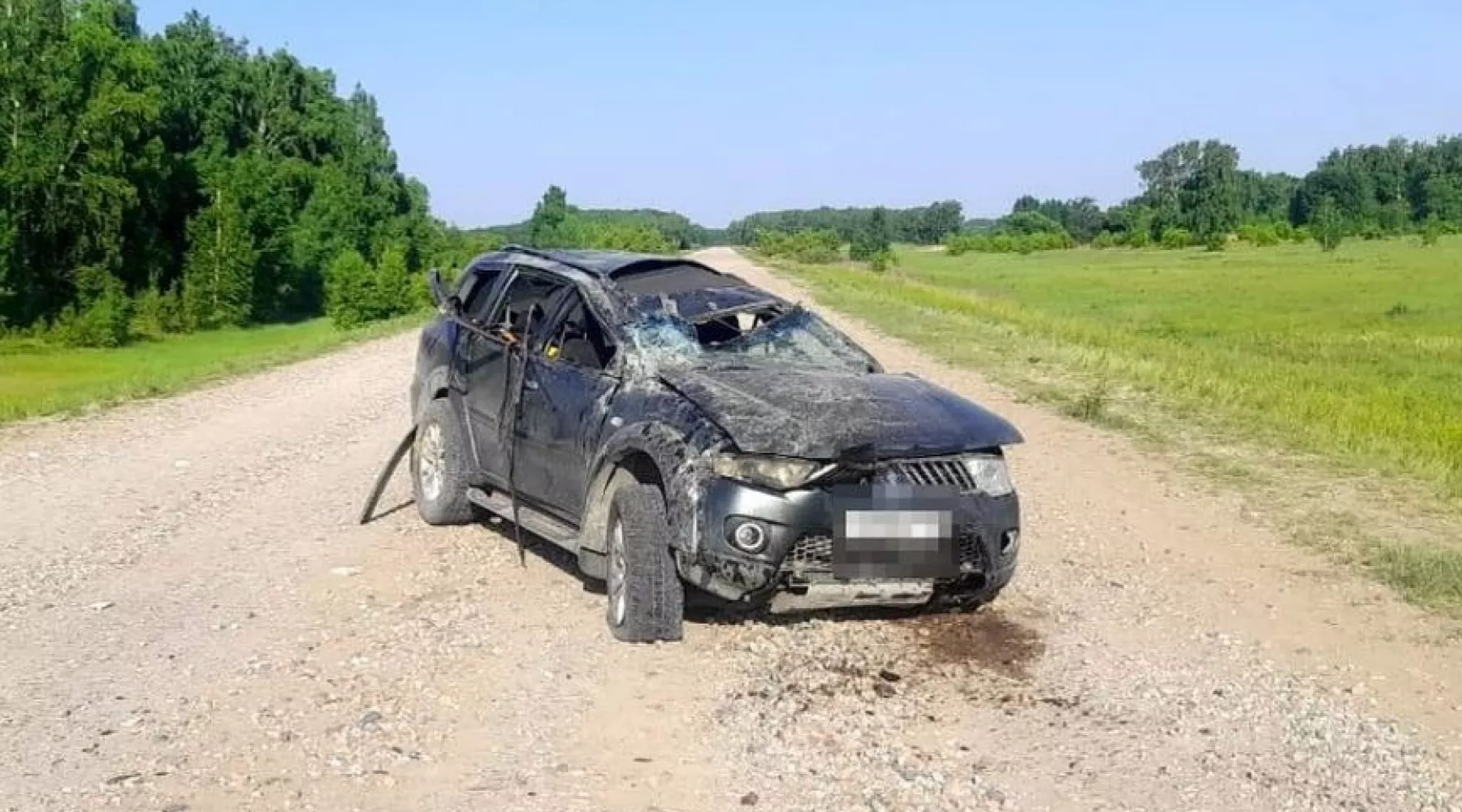 ДТП. Прокурор с семьей возвращался с Новоключей. 

