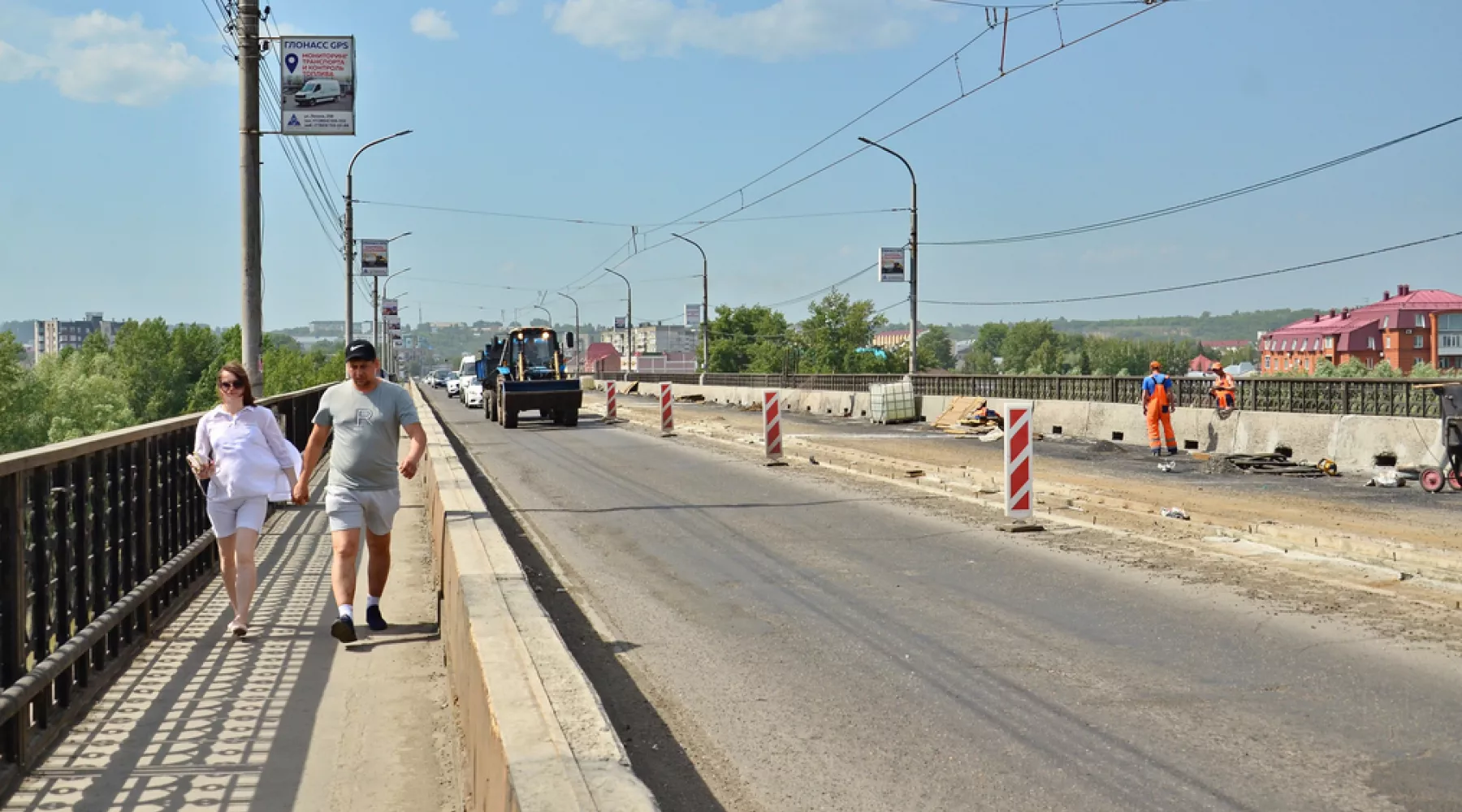 Ремонт коммунального моста в Бийске