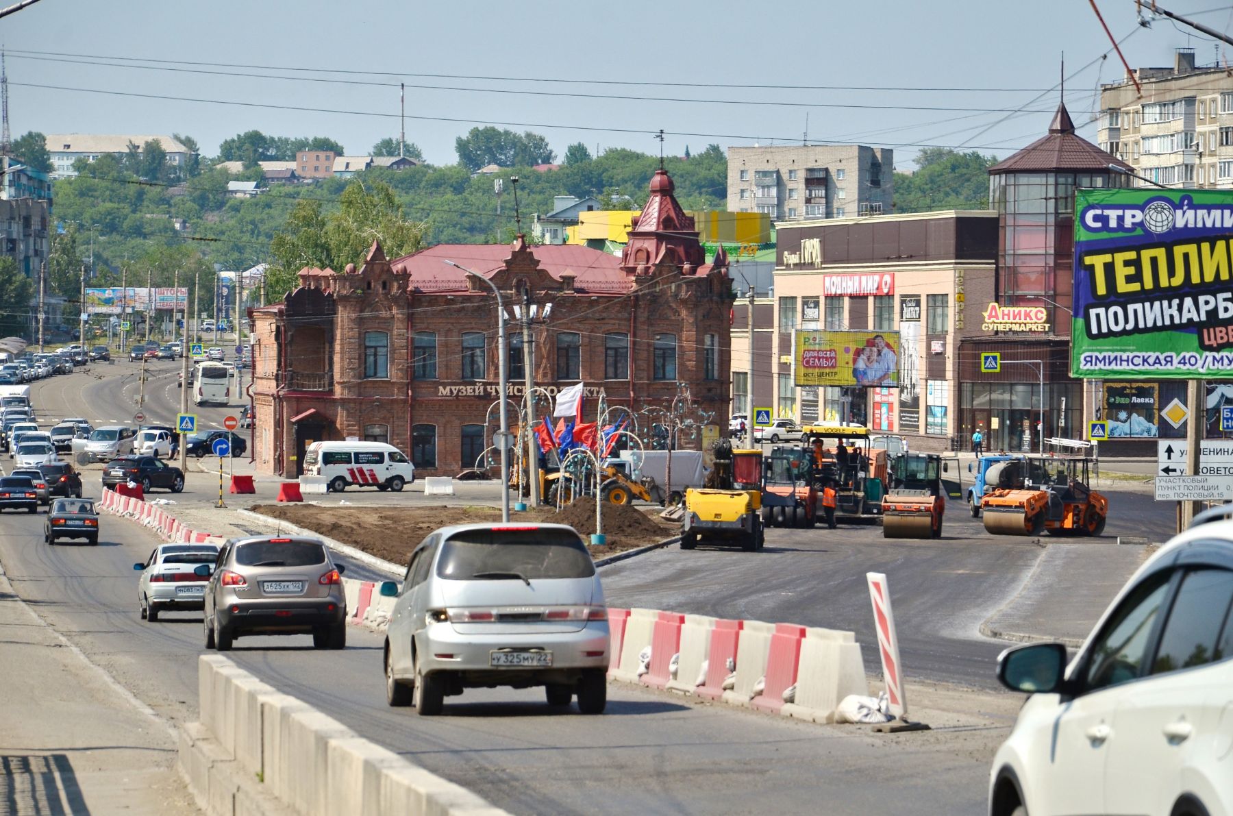 Ремонт коммунального моста в Бийске