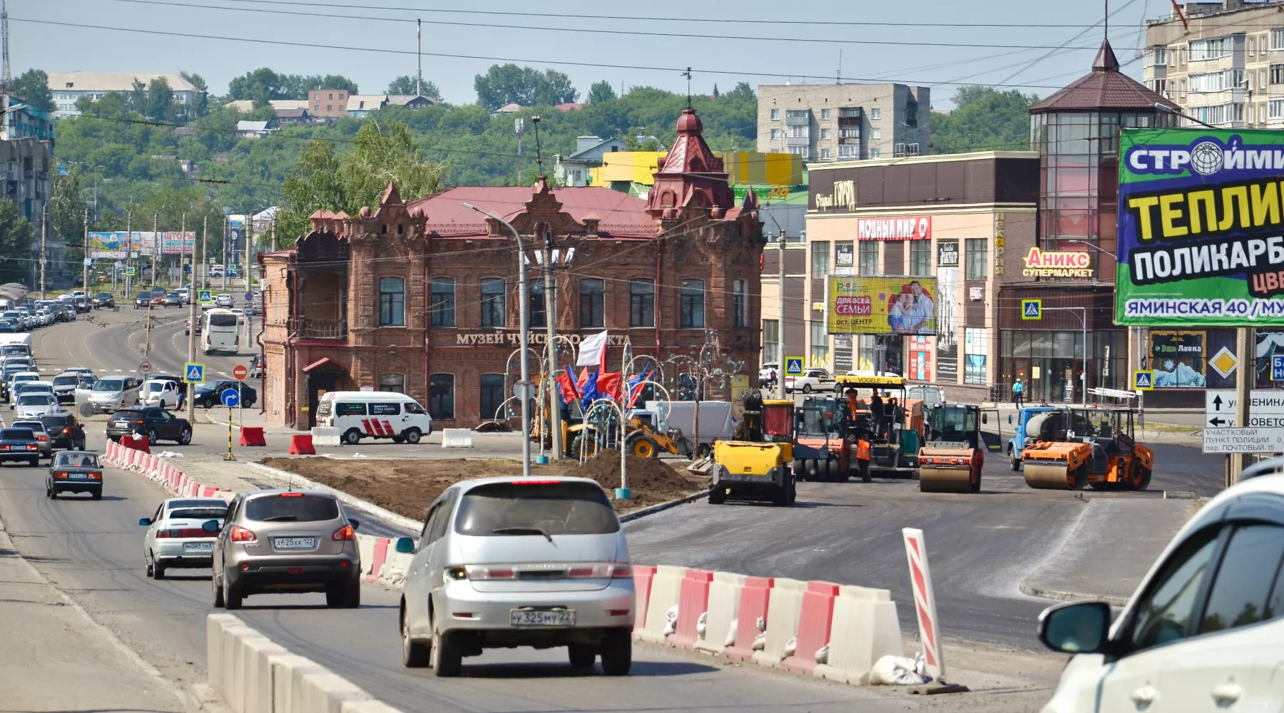 Ремонт коммунального моста в Бийске