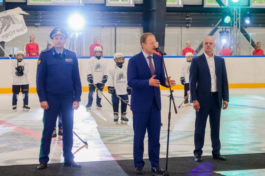 Открытие ледовой арены в Бийске