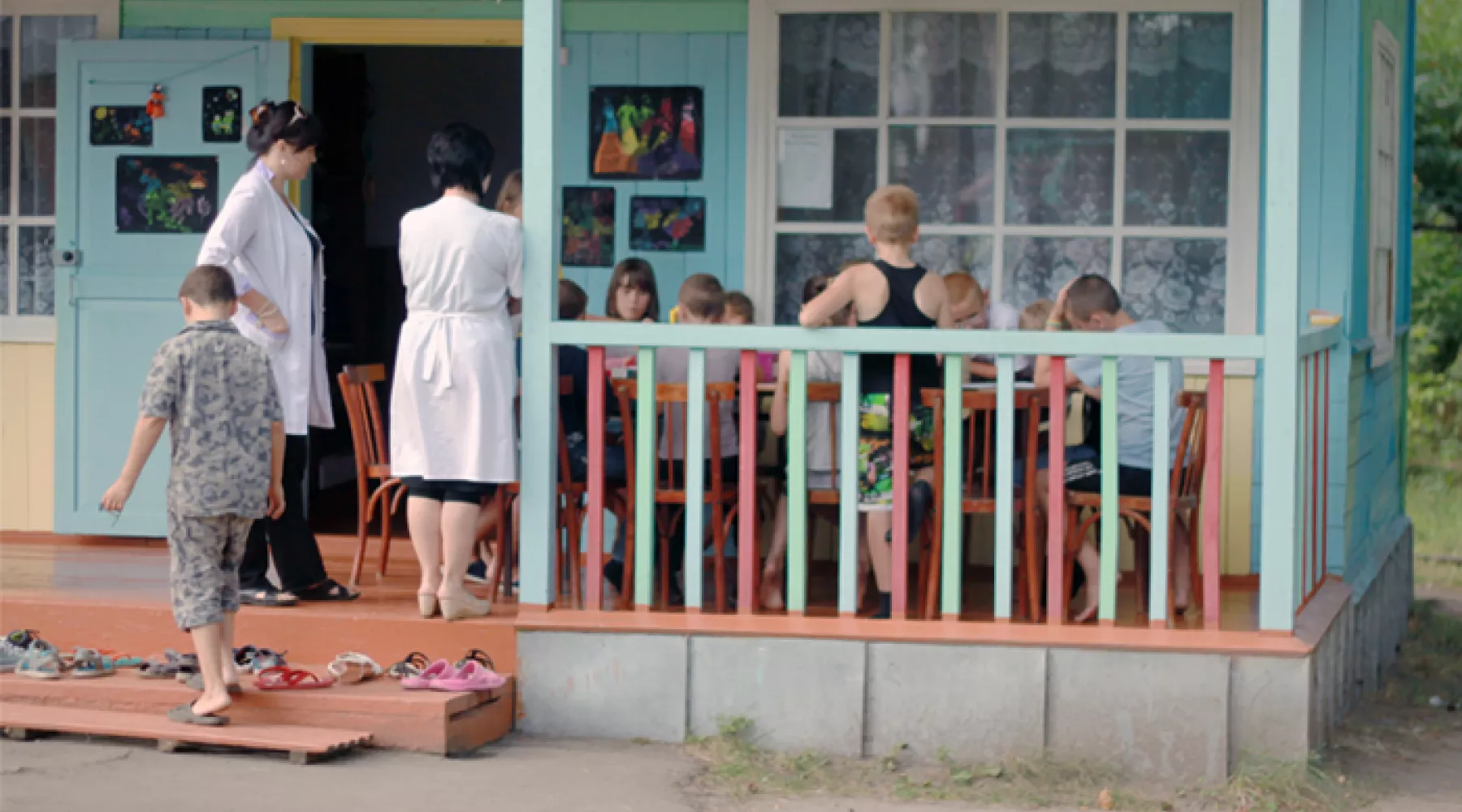 Детский лагерь.