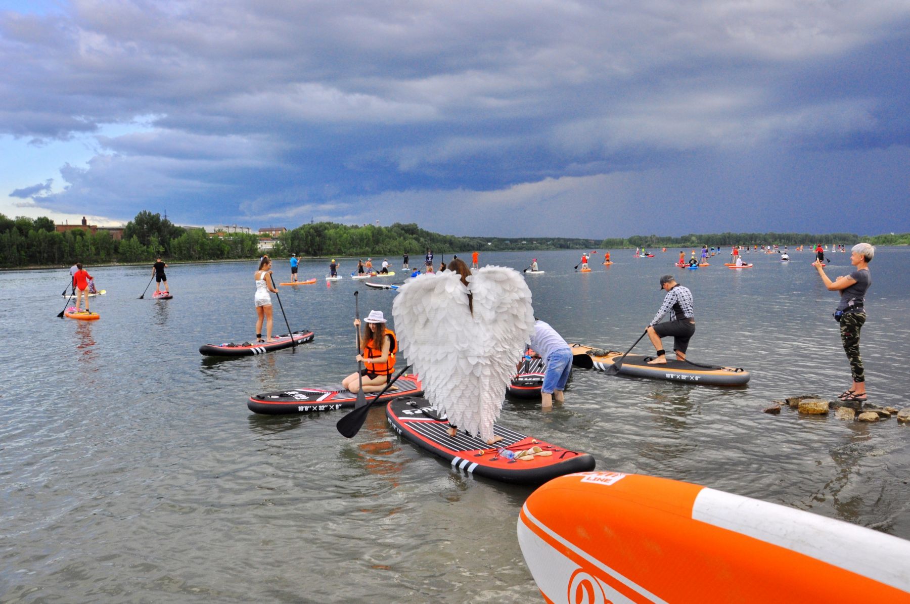 Небо над городом изменилось практически за несколько минут