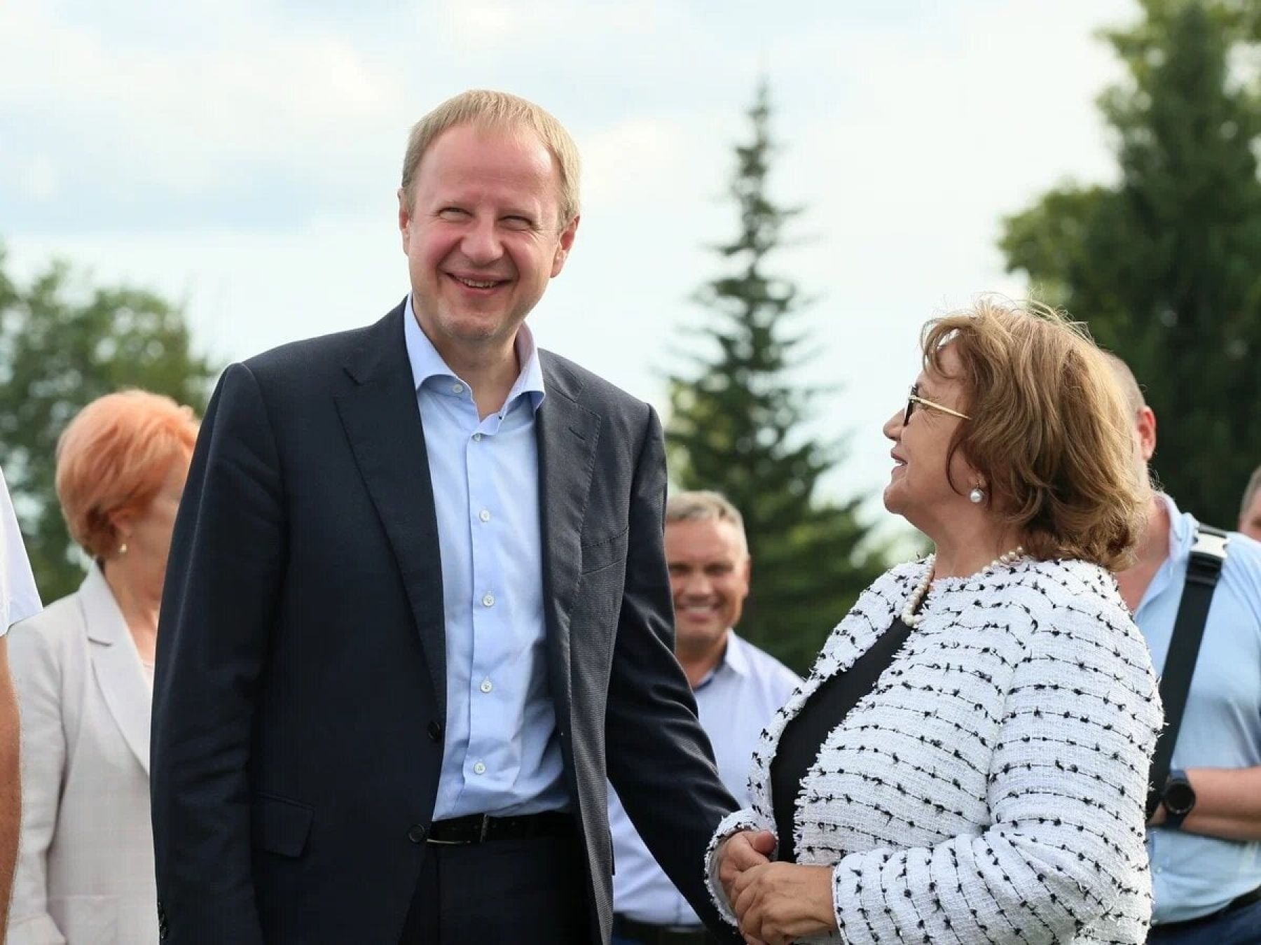 Виктор Томенко в поселке им. Мамонтова