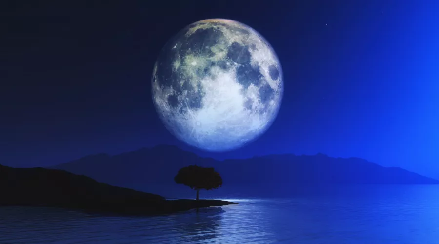 Луна. Полнолуние. Голубая Луна