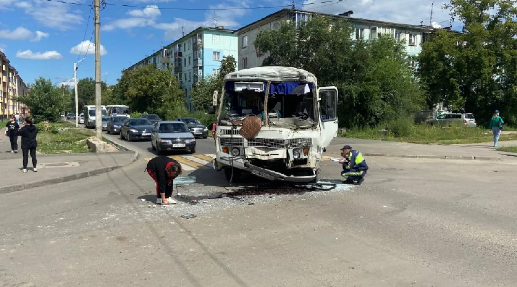 ДТП на ул. Ленинградской.