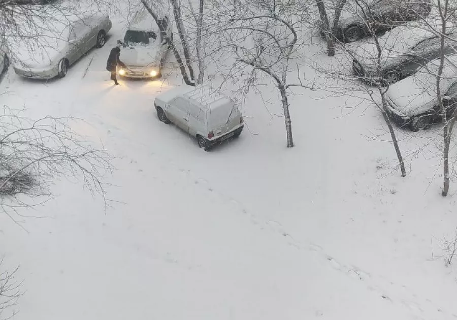 Снег в Бийске