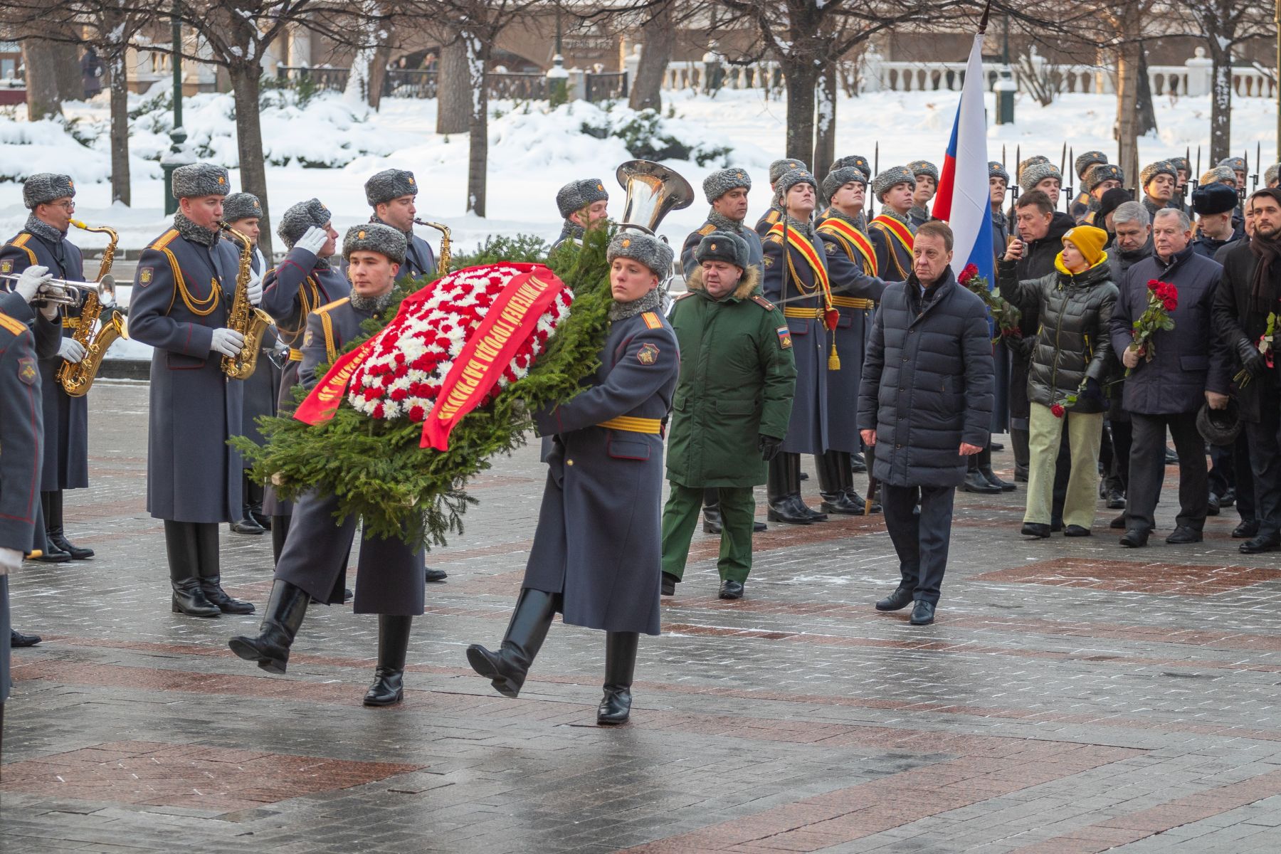 Церемония передачи Вечного огня на Алтай