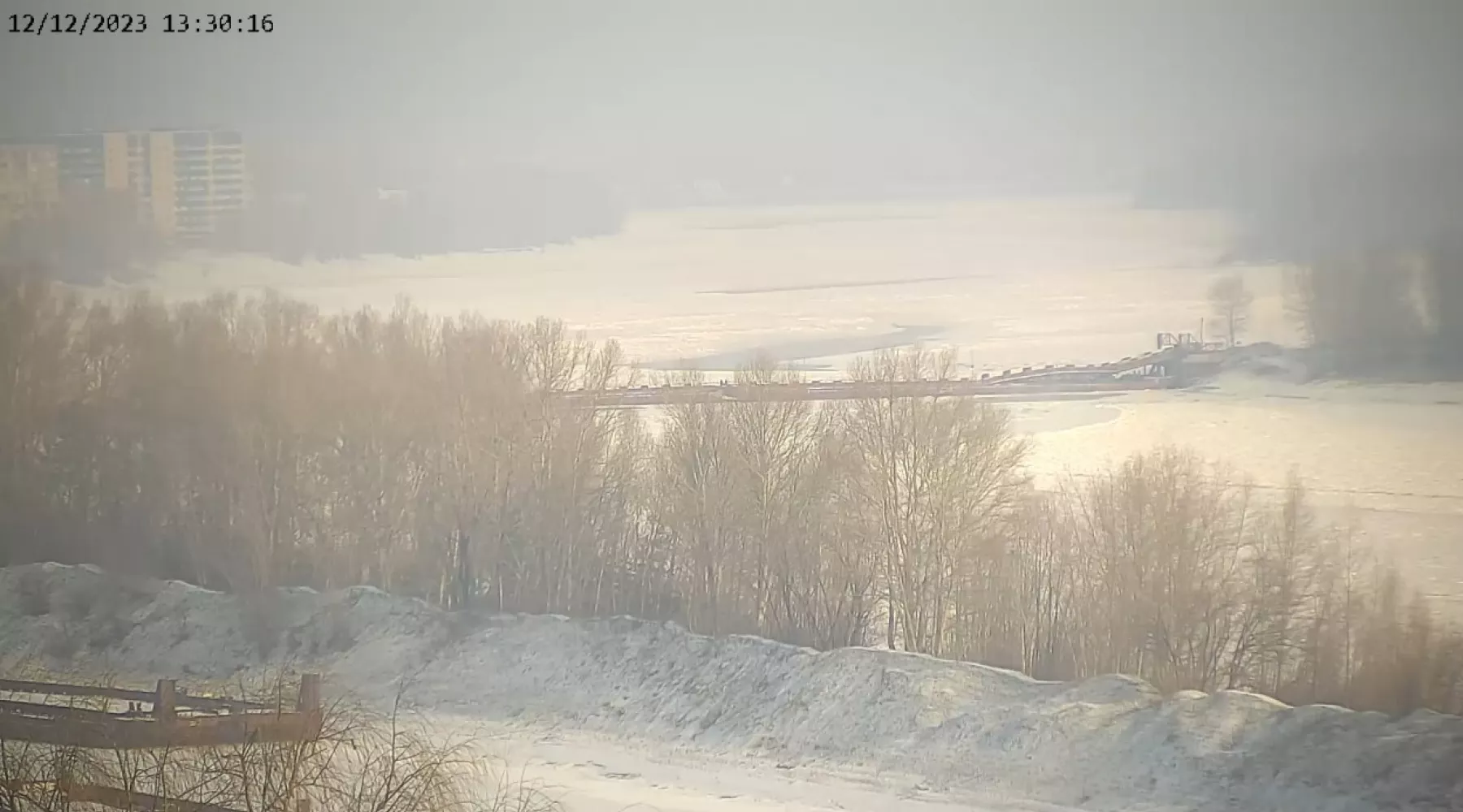 Понтонный мост. Бийск. 