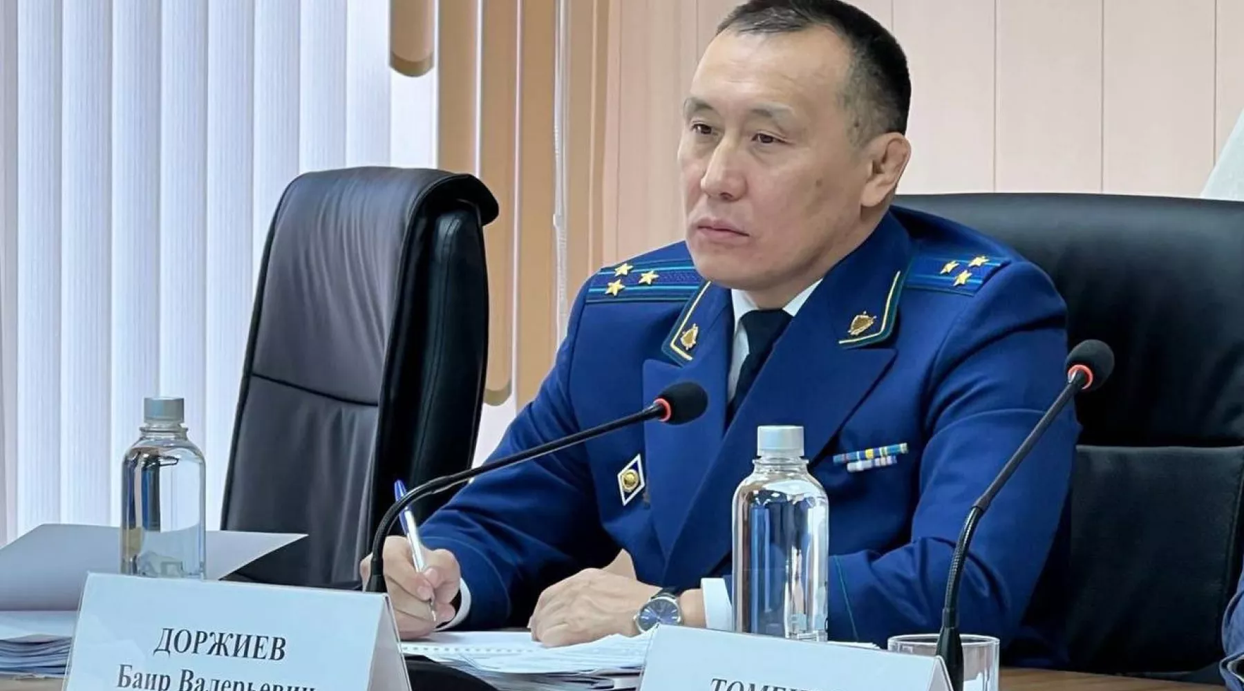 Баир Доржиев принял участие в коллегии прокуратуры Алтайского края 