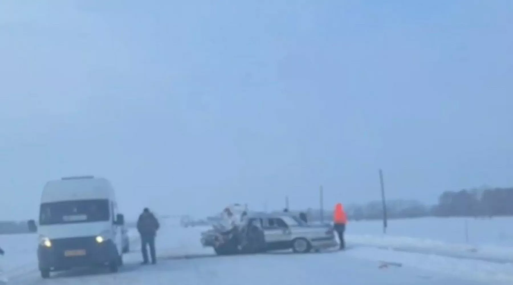 В Алтайском крае на трассе в Калманском районе произошло ДТП, пострадали трое