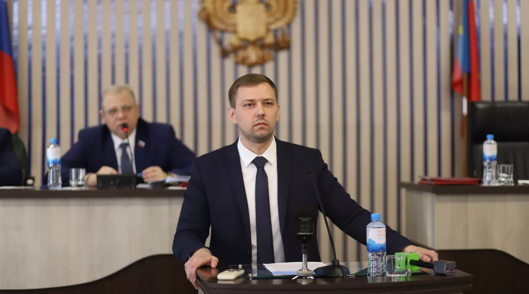 Заседание Думы Бийска. Отчет главы города Виктор Щигрева.