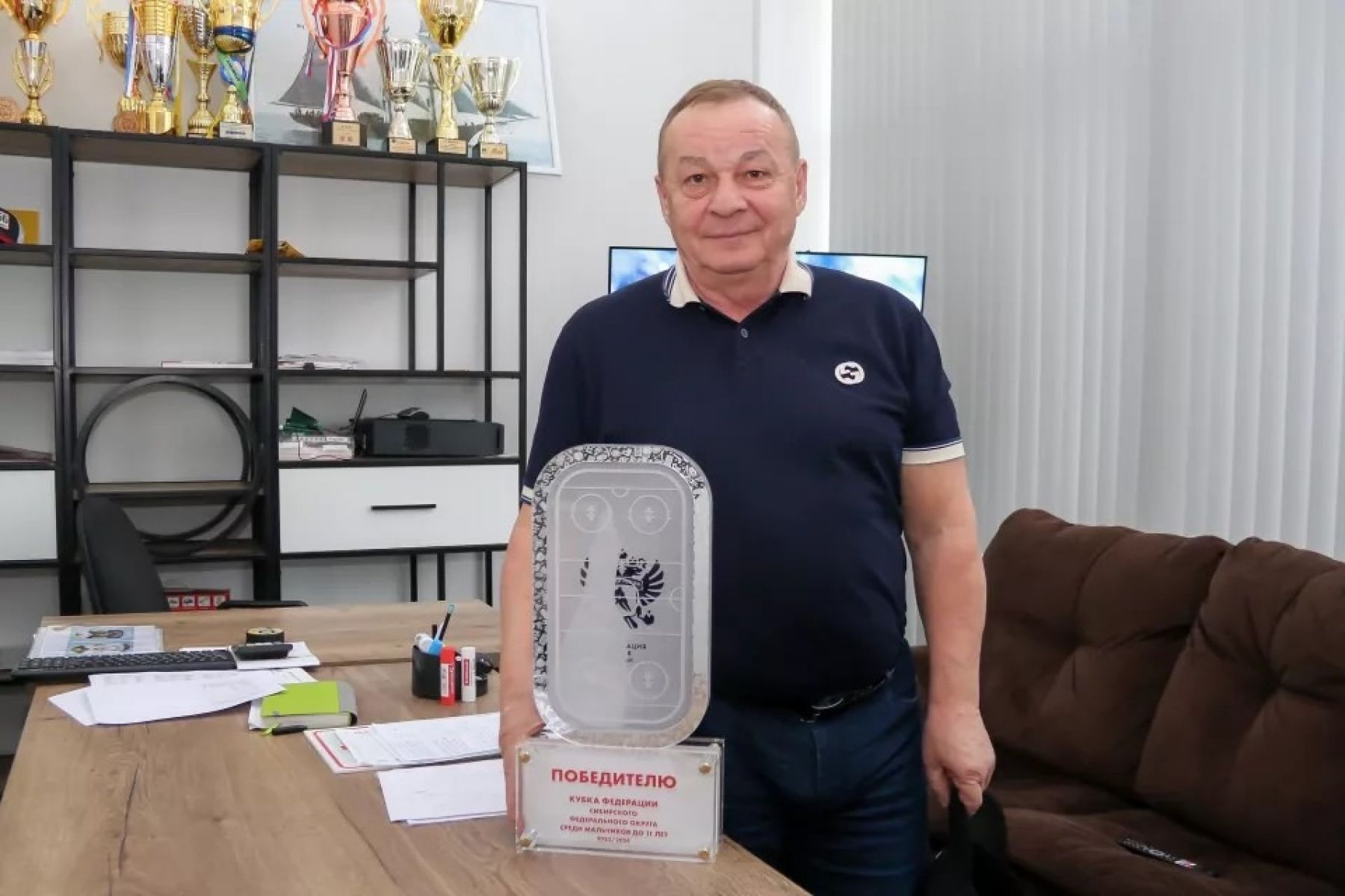 Владимир Попов, основатель хоккейной школы, владелец компании «Диво Алтая» и меценат