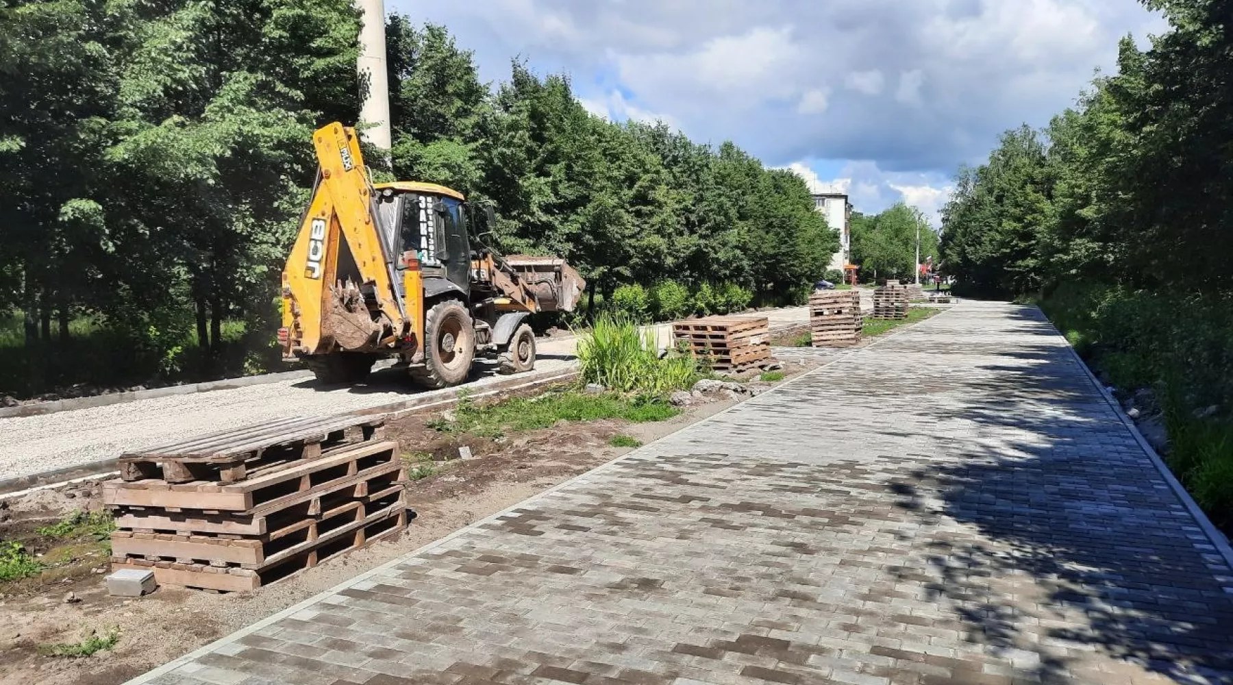 Ремонт парка Победы в Бийске