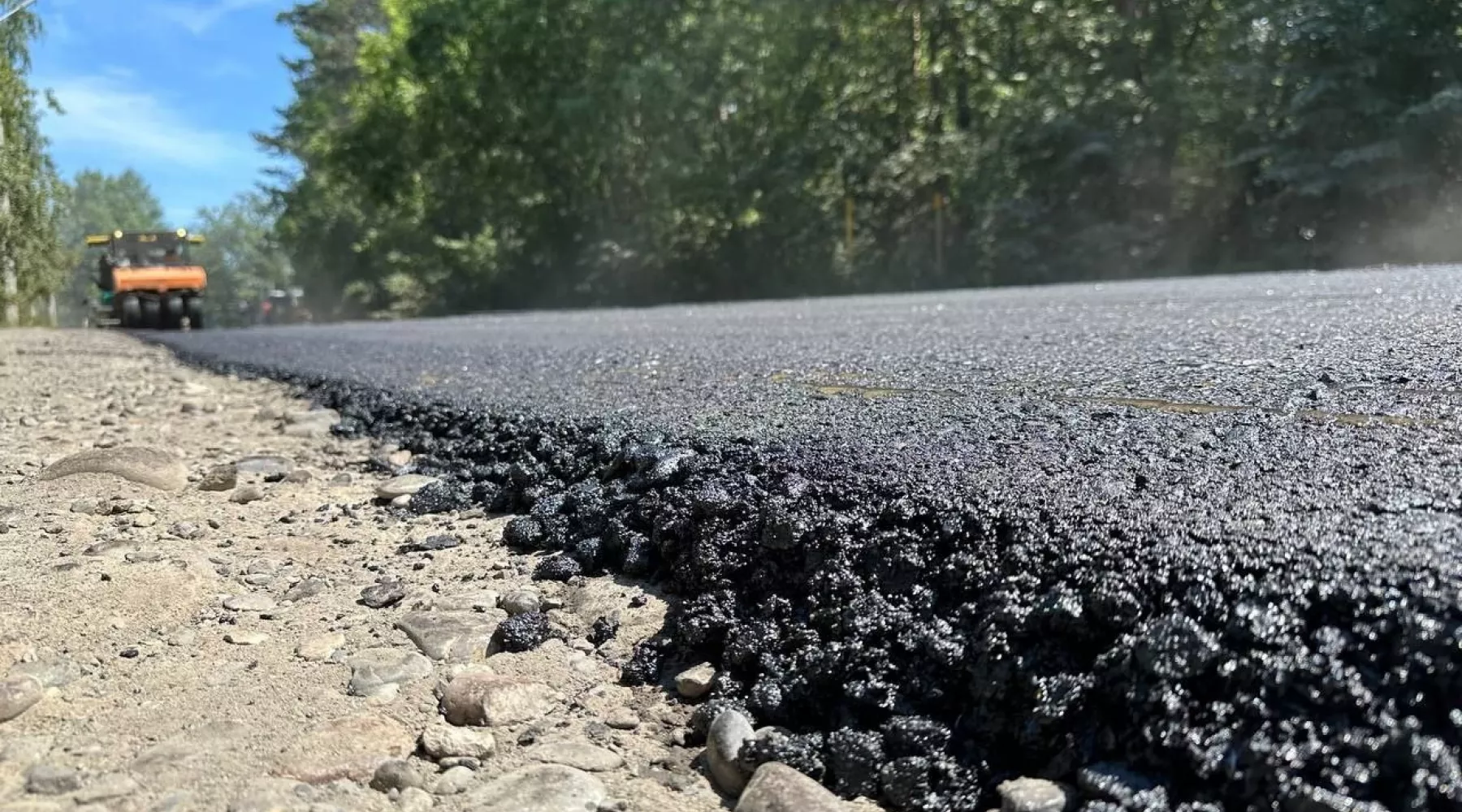 В Бийске проводят локально-ямочный ремонт на ул. Михаила Лермонтова