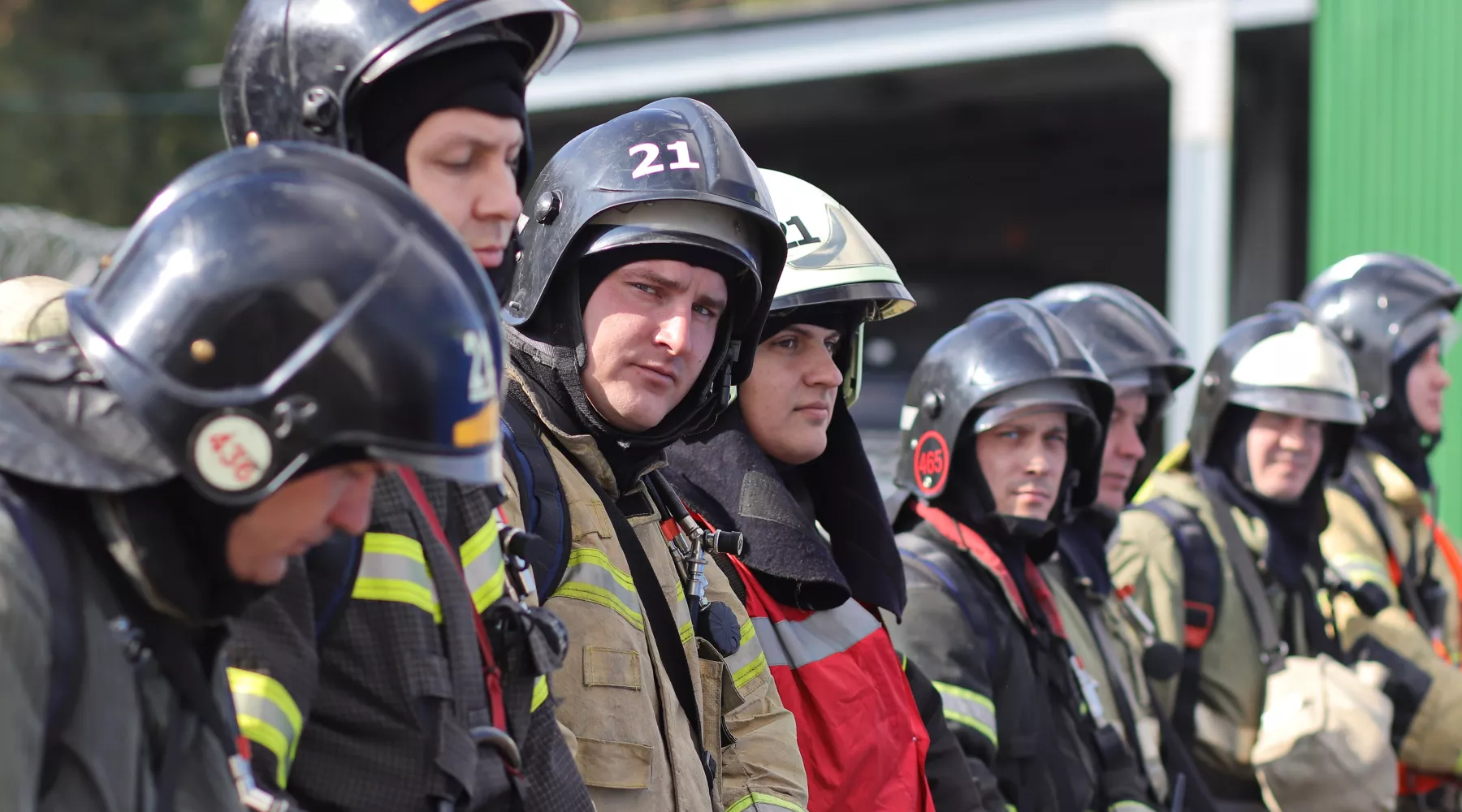 Пожарные учения. 