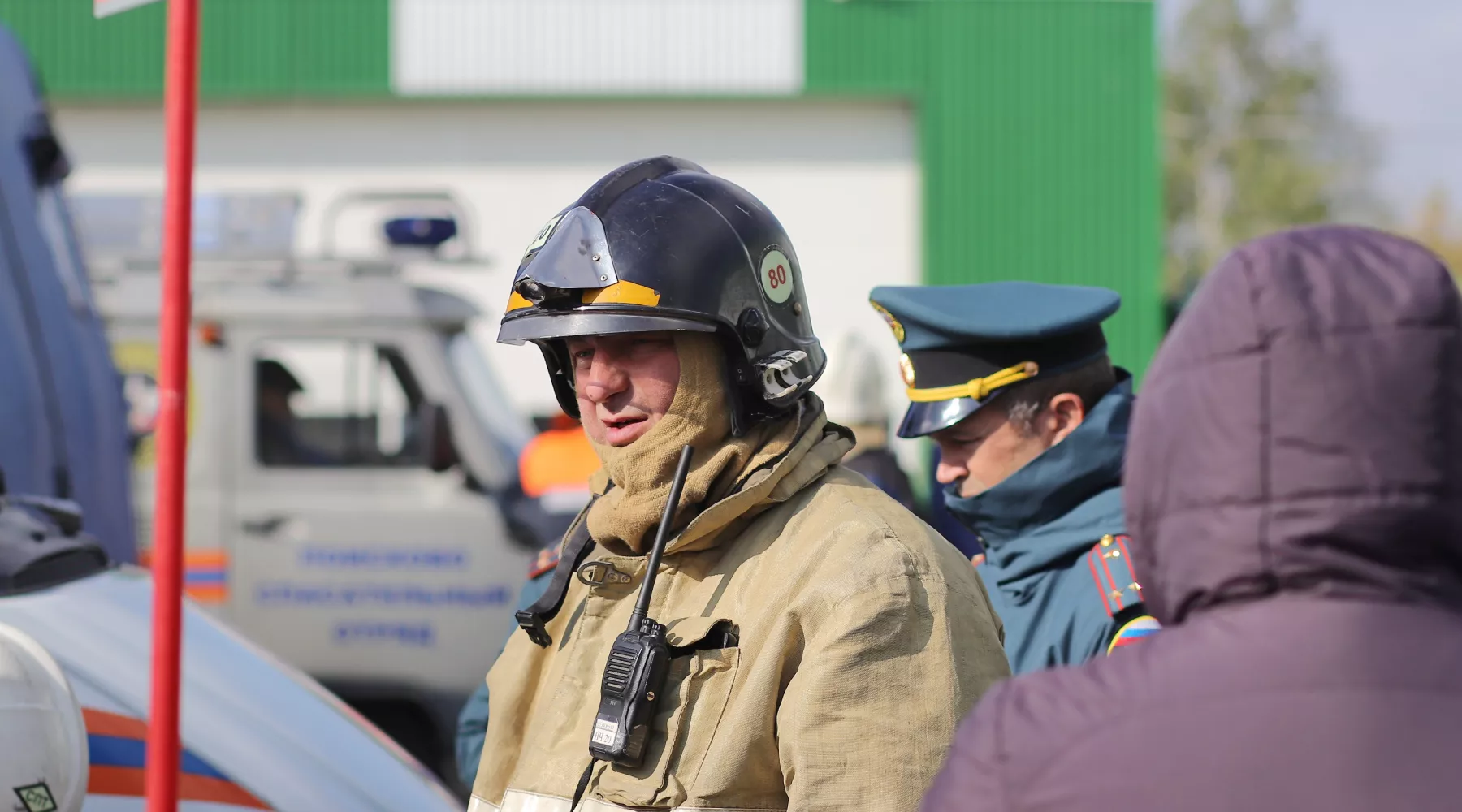 Пожарные учения. 