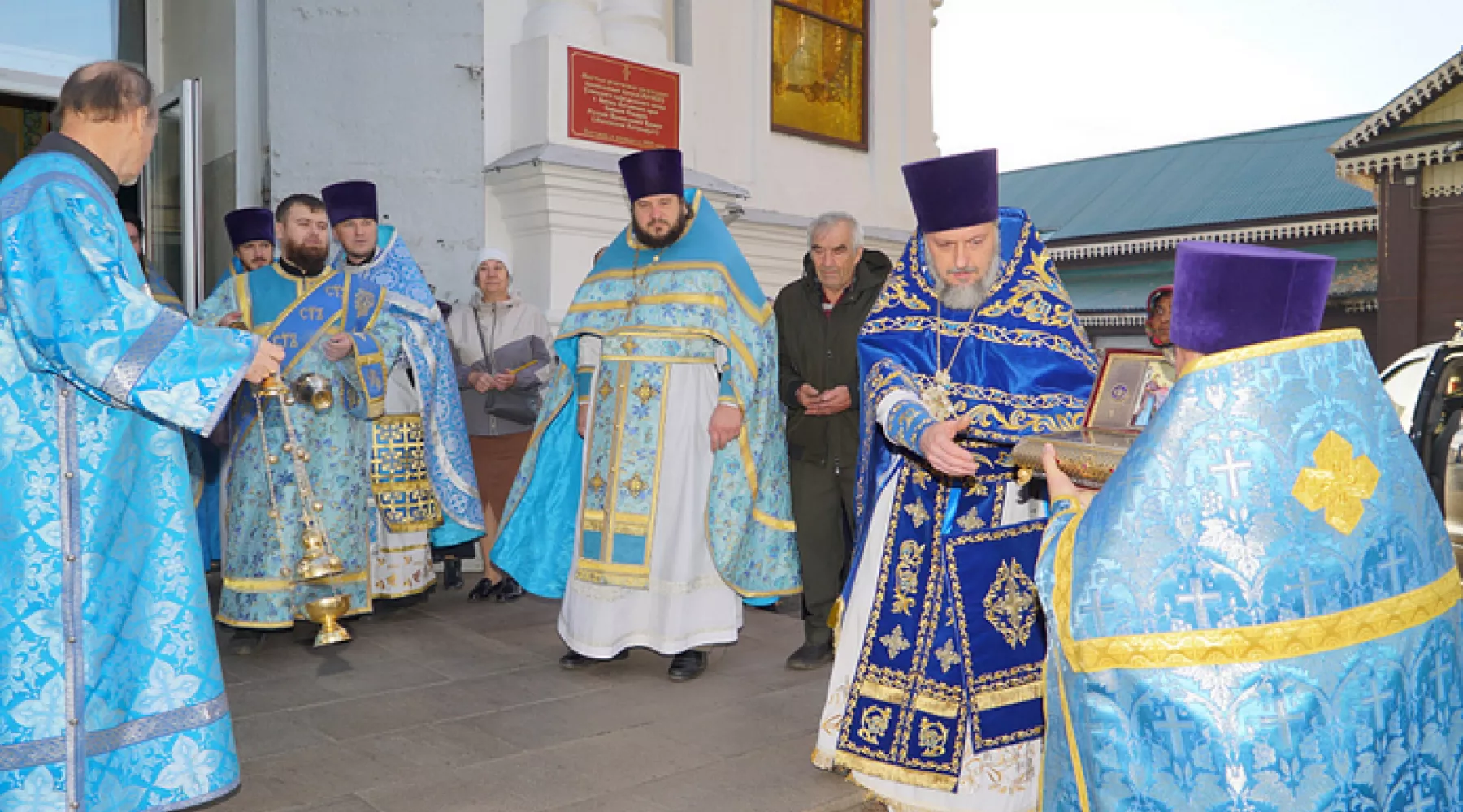 Ковчег с частью Пояса Пресвятой Богородицы