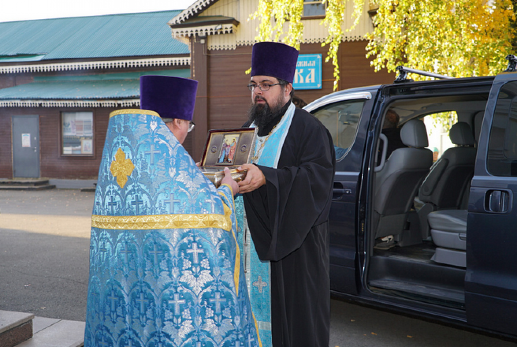 Ковчег с частью Пояса Пресвятой Богородицы