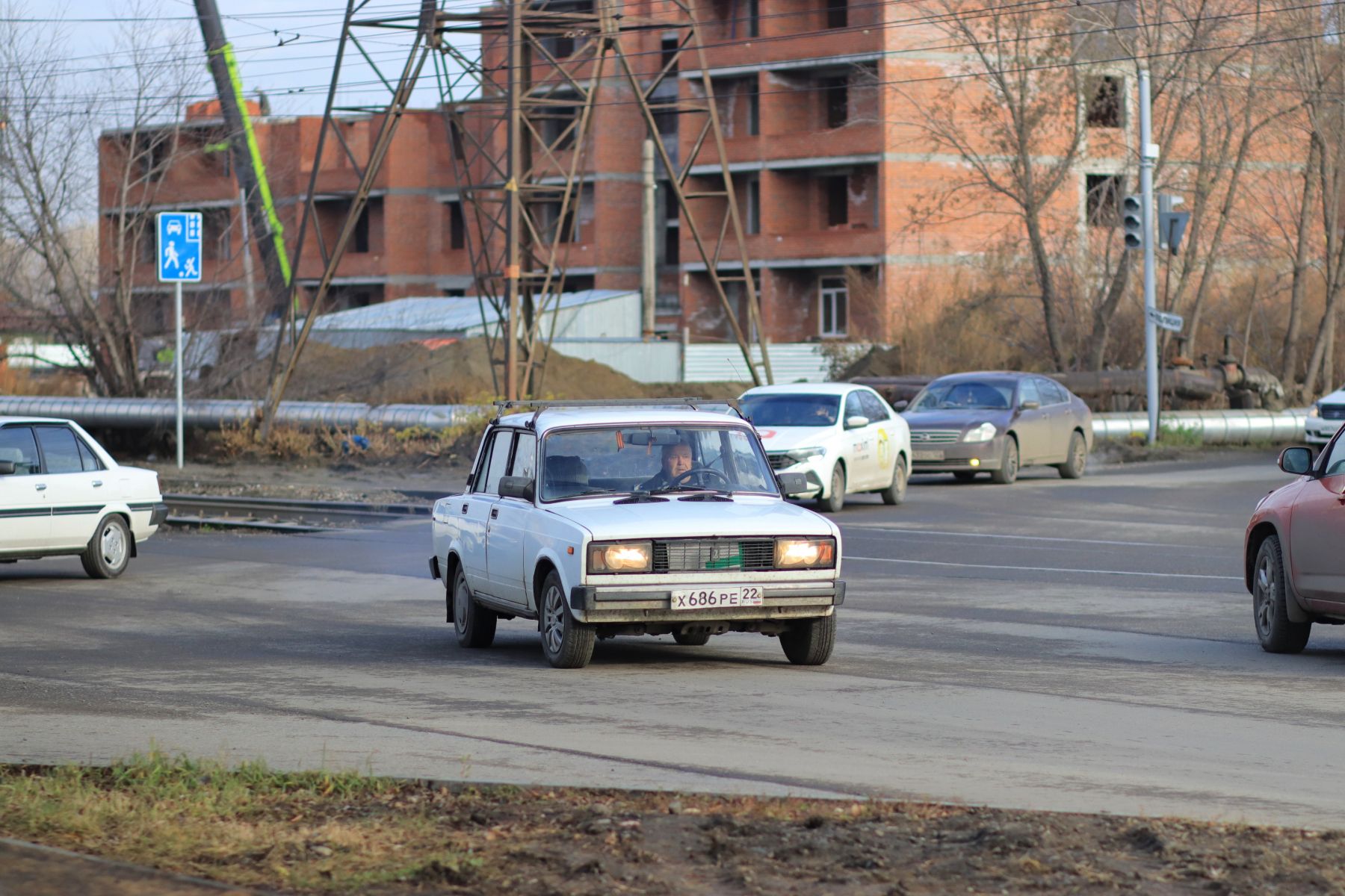 Перекресток ул. Ударная-пер. Мартьянова