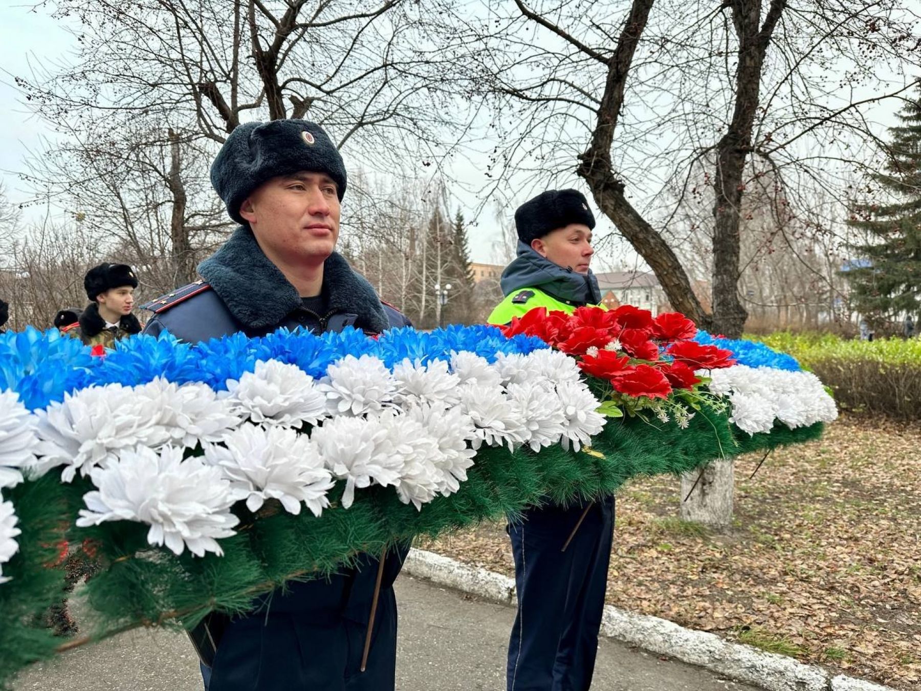 Траурное мероприятие, посвященное погибшим сотрудникам полиции 