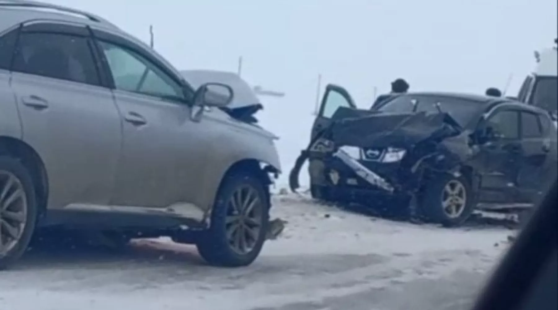 Жесткое ДТП на трассе Бийск - Барнаул