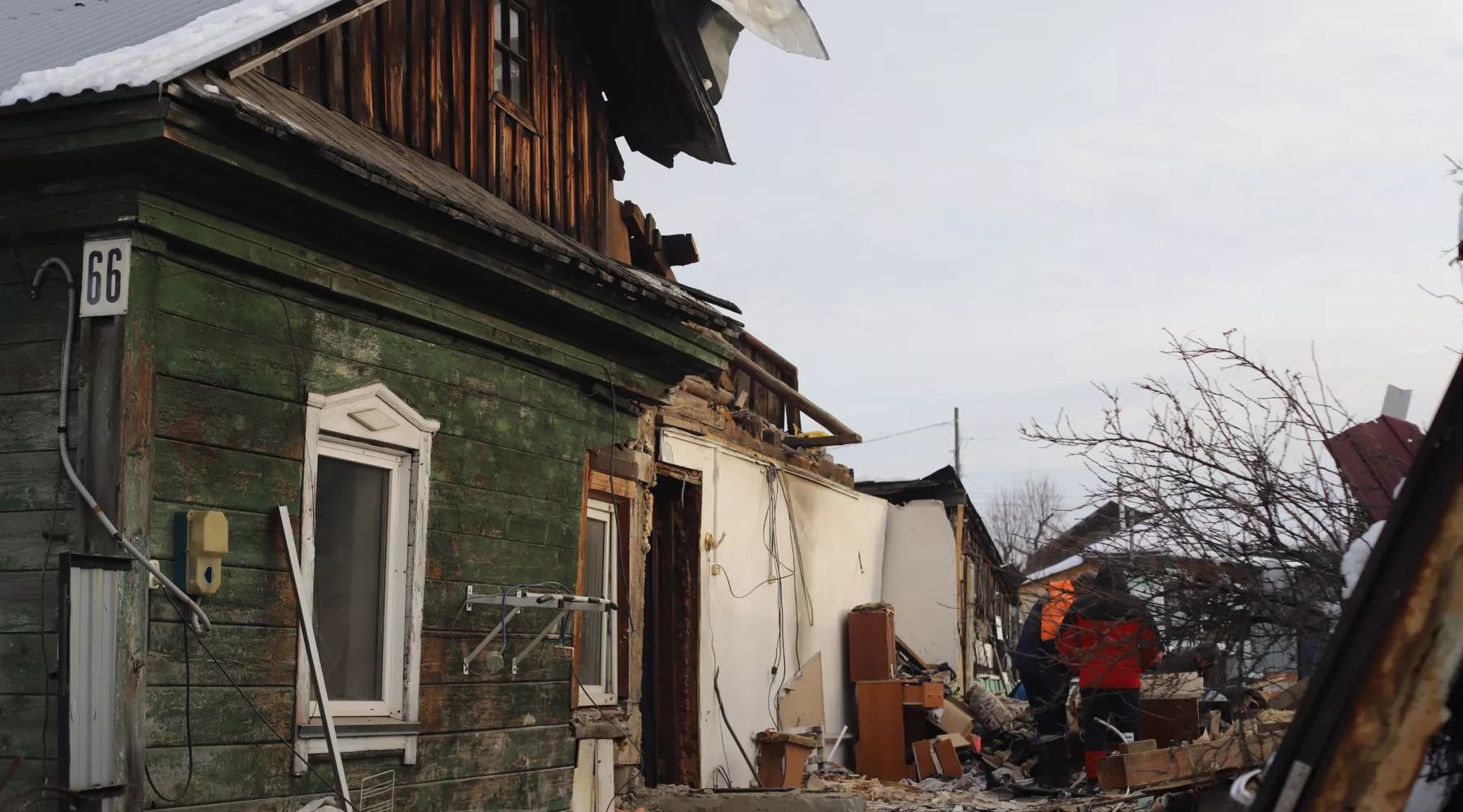 Взрыв газа в частном доме в Бийске