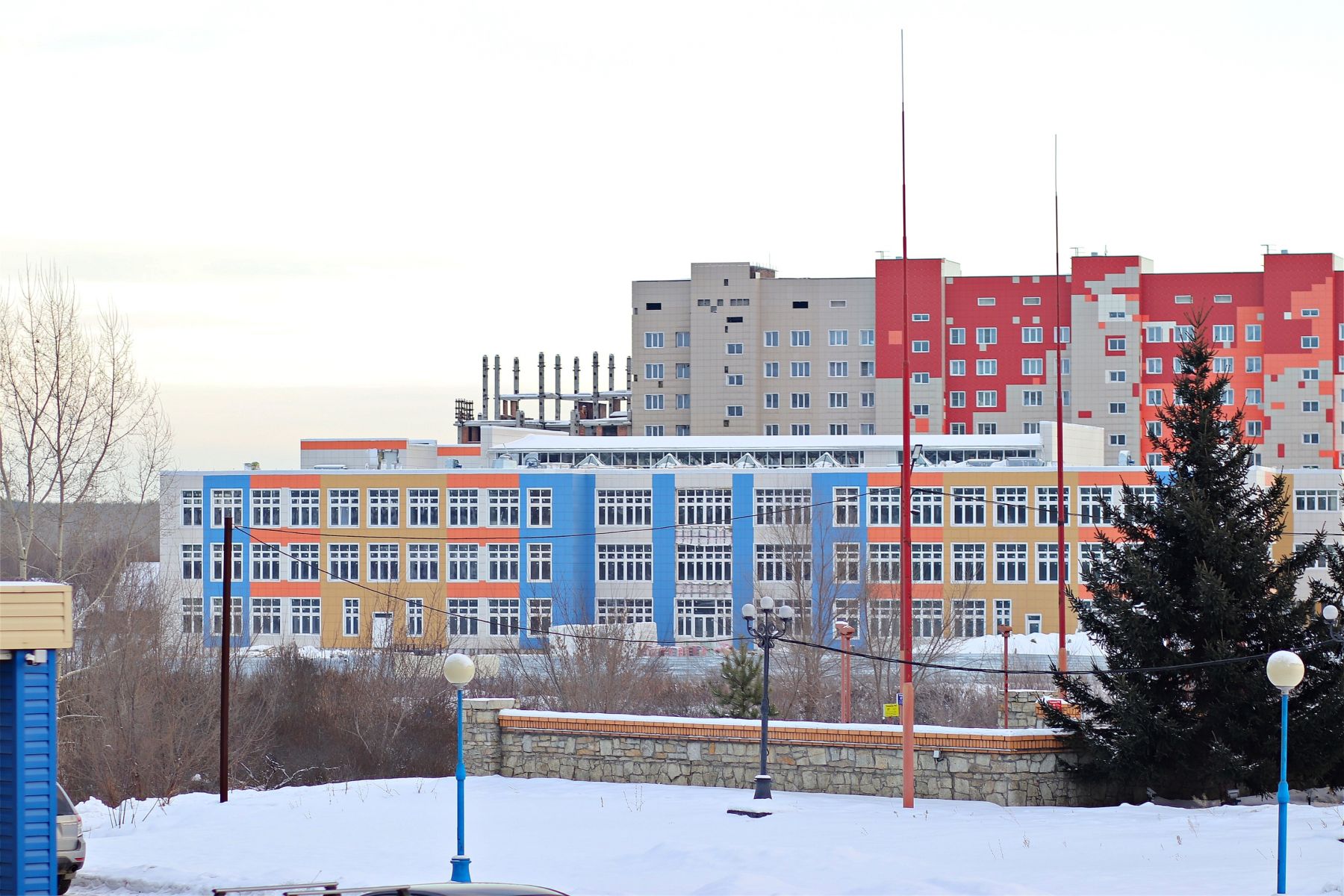 Строительство школы в микрорайоне 16а.