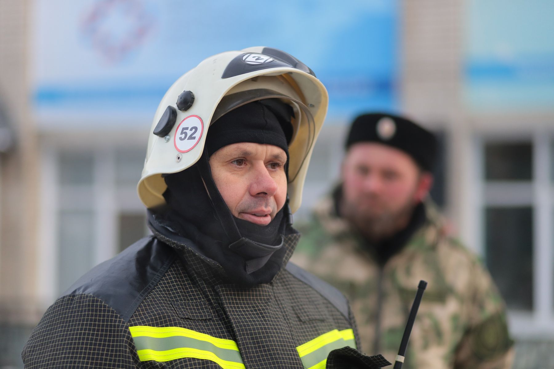  Владимир Денисов, заместитель второго пожарно-спасательного отряда, подполковник внутренней службы