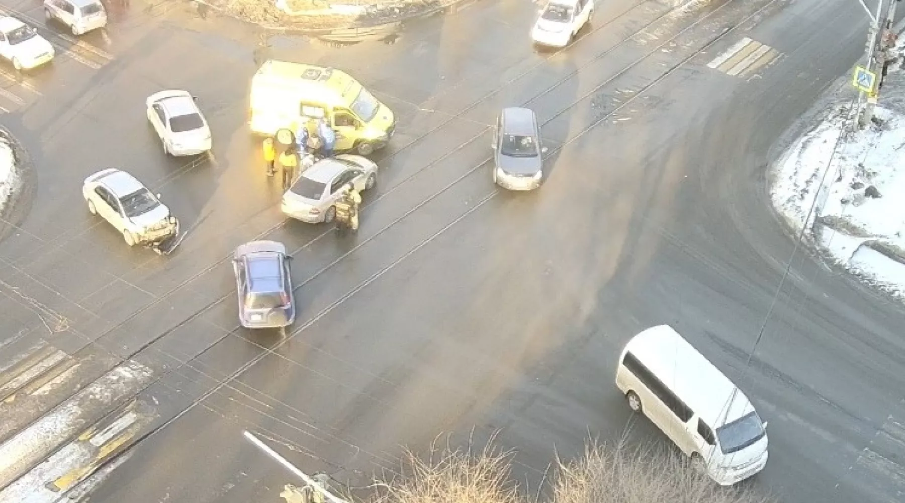 ДТП на вокзале 