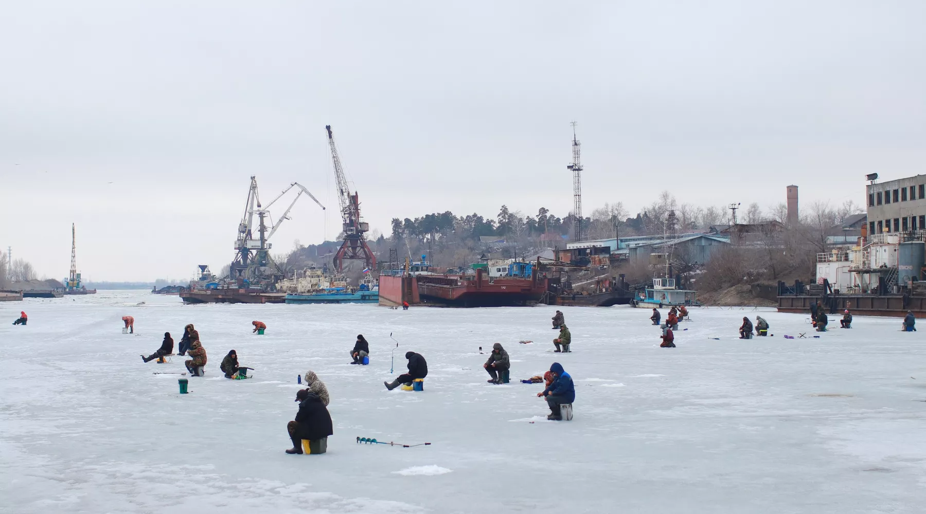 Рыбалка. Зима. 